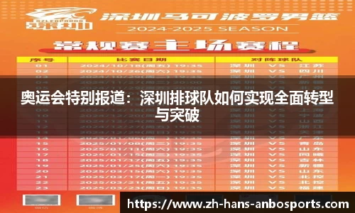 奥运会特别报道：深圳排球队如何实现全面转型与突破